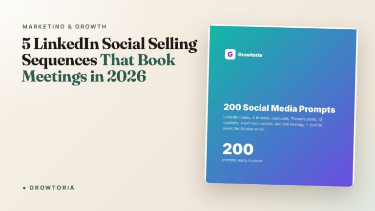 5 LinkedIn Social Selling Sequences That Book Meetings in 2026
