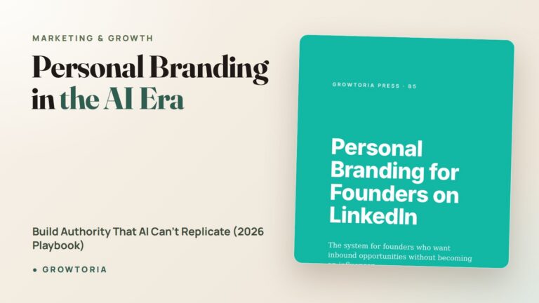 Personal Branding in the AI Era: Build Authority That AI Can't Replicate (2026 Playbook)