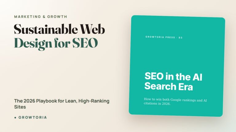 Sustainable Web Design for SEO: The 2026 Playbook for Lean, High-Ranking Sites
