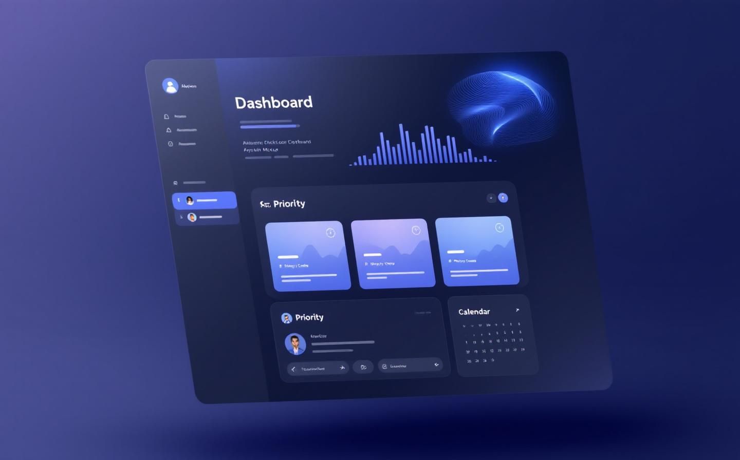 Daily Brief dashboard mockup