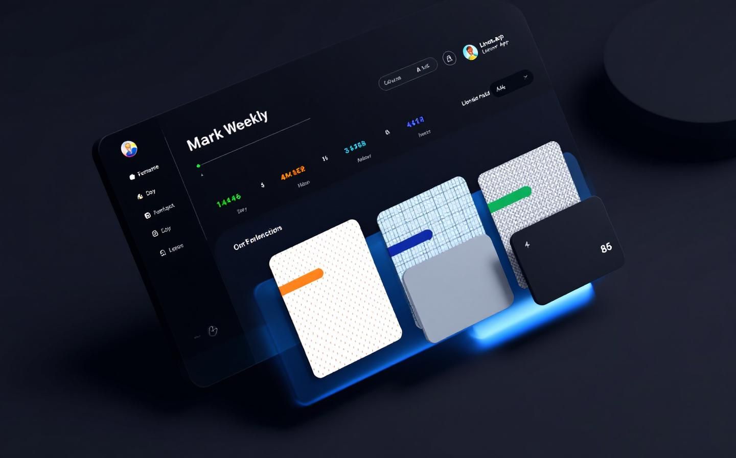 Weekly Review mockup