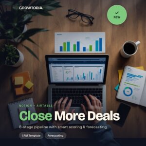Notion Crm Template - C3 Sales Pipeline Pro