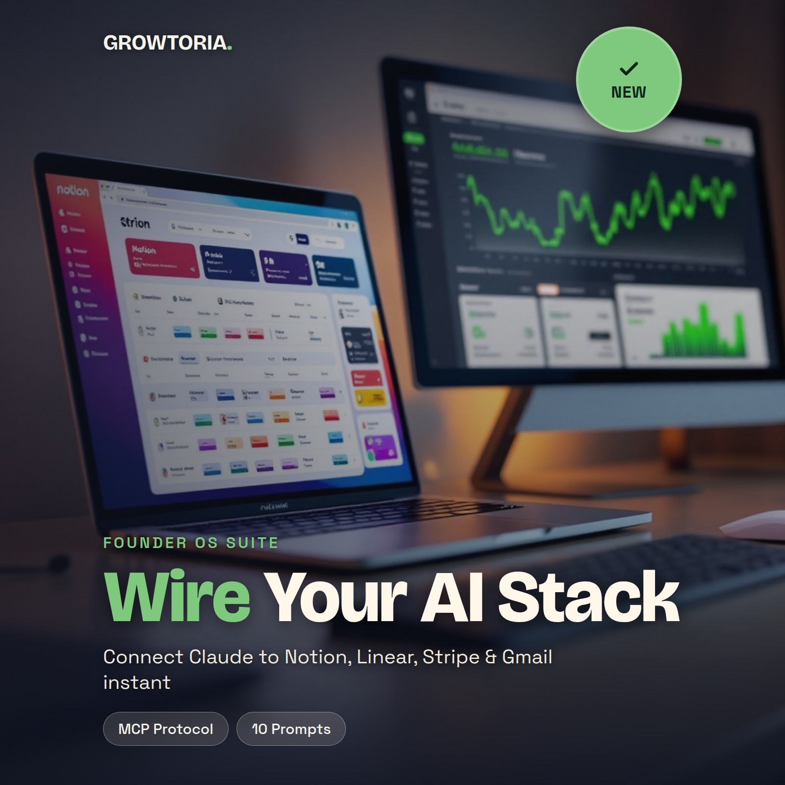 Claude Desktop Notion Mcp - MCP Integration Pack — Wire your AI assistant directly into Notion, Linear, Stripe and Gmail