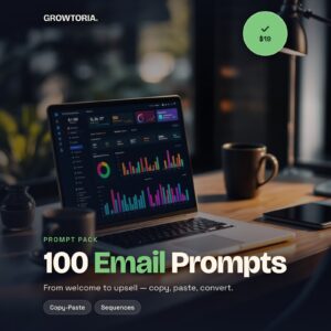 100 Email Sequence Prompts Welcome to Upsell