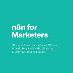 n8n for Marketers — cover