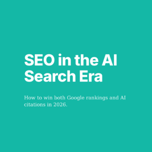 SEO in the AI Search Era — cover