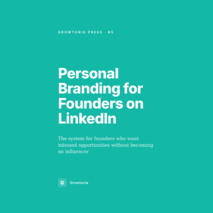 Personal Branding for Founders on LinkedIn - cover