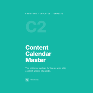 C2 Content Calendar Master