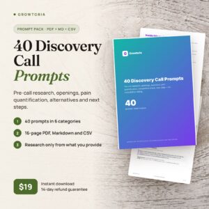 40 Client Discovery Call Prompts