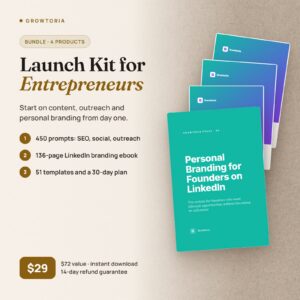 E1 Launch Kit for First-Time Entrepreneurs