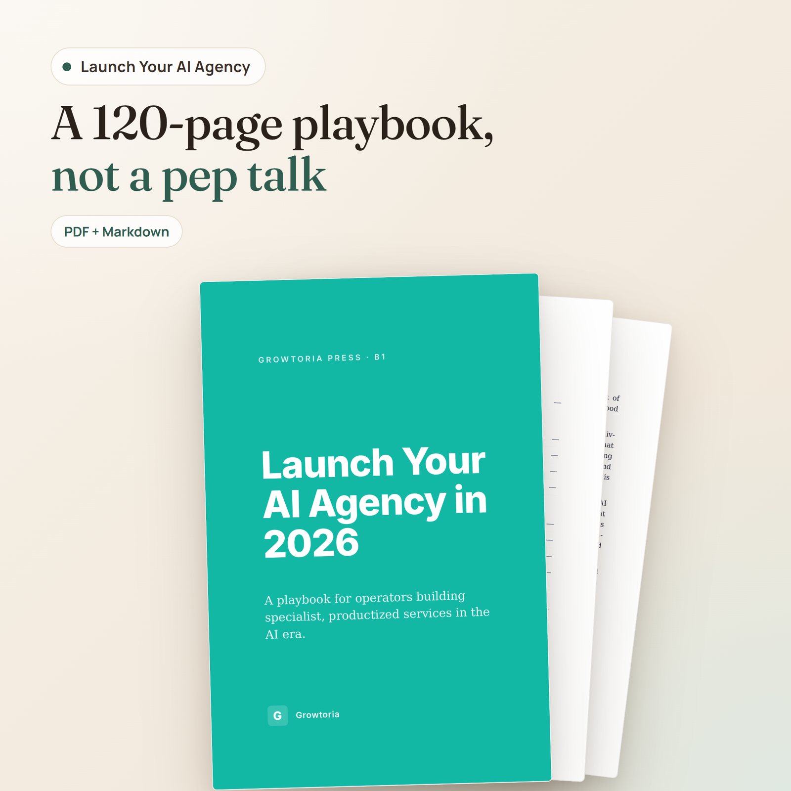 Launch Your AI Agency in 2026 ebook: cover and first pages