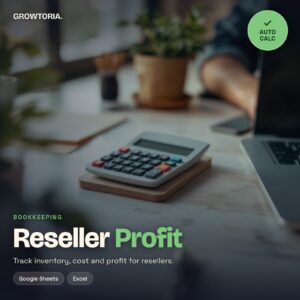 Reseller Inventory Profit Tracker | Google Sheets & Excel Spreadsheet