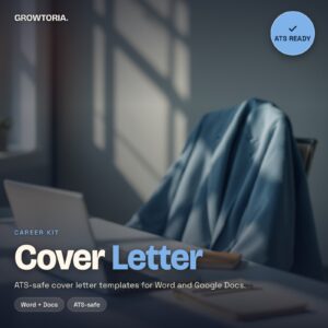 ATS-Friendly Cover Letter Template Kit | Word, Google Docs, Writing Guide