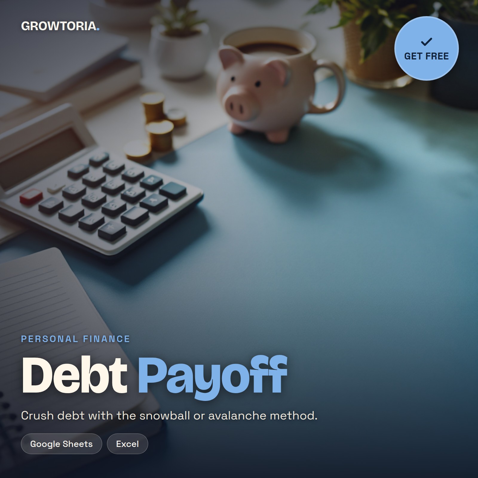 Debt Payoff Tracker | Google Sheets Snowball Avalanche Planner