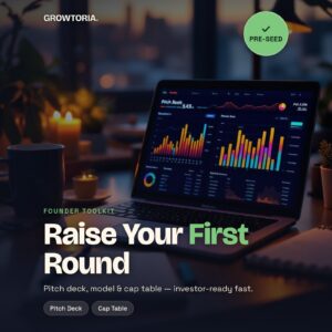 Pre-Seed Pitch Deck Template Financial Model Cap Table