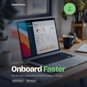 Agency Client Onboarding Kit  Notion Intake Form Welcome Packet PDF