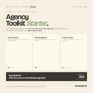 Agency Toolkit Bundle — Google Sheets template preview
