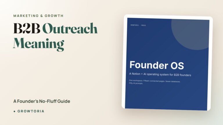 B2B Outreach Meaning: A Founder's No-Fluff Guide