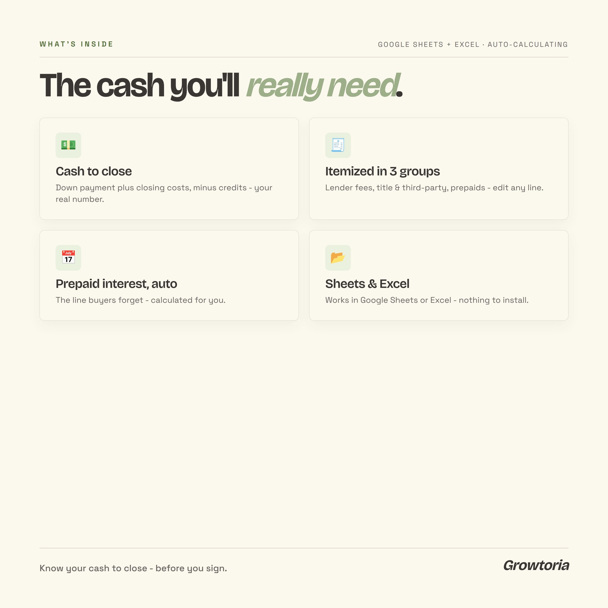 closing cost calculator — detail 2