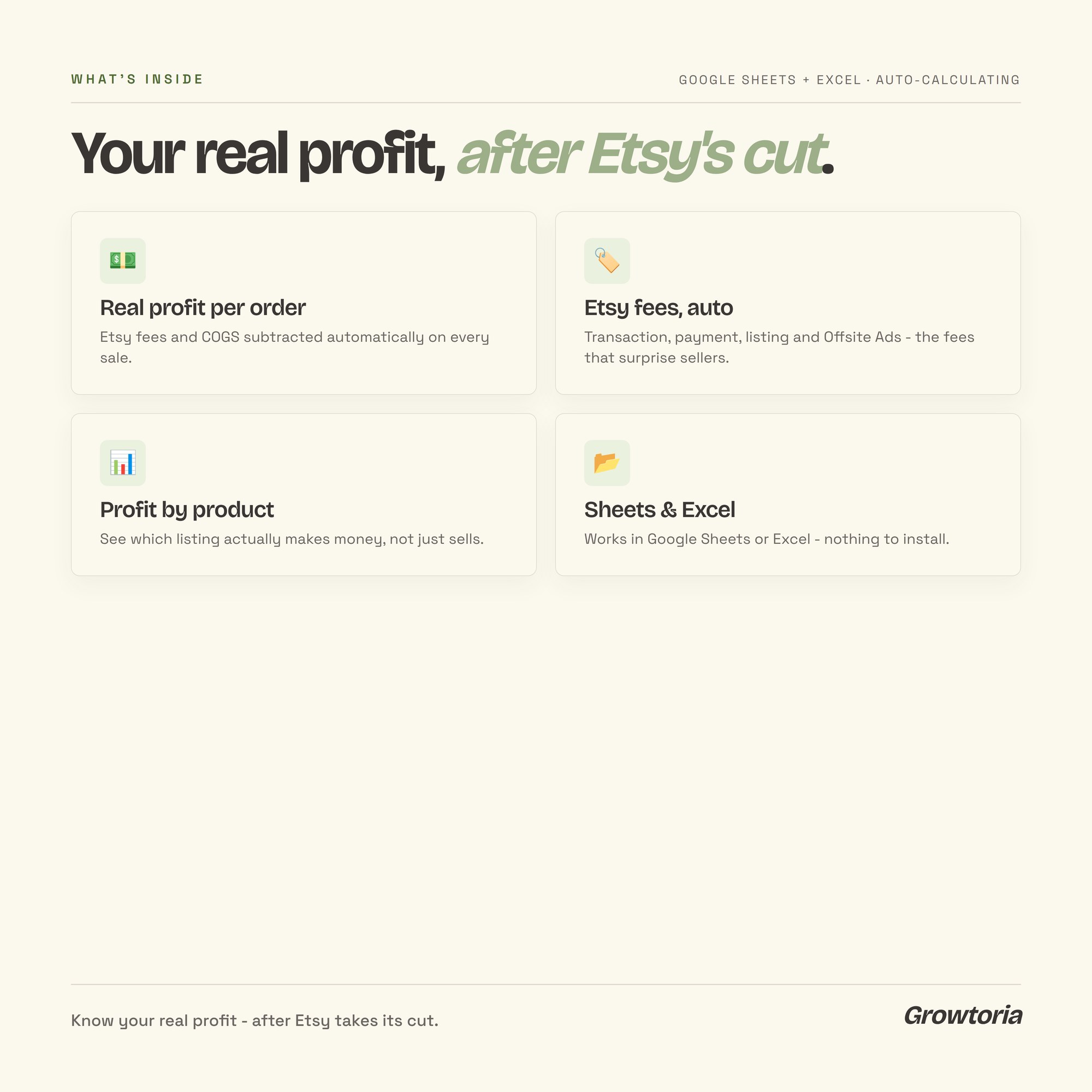 etsy bookkeeping spreadsheet — detail 2