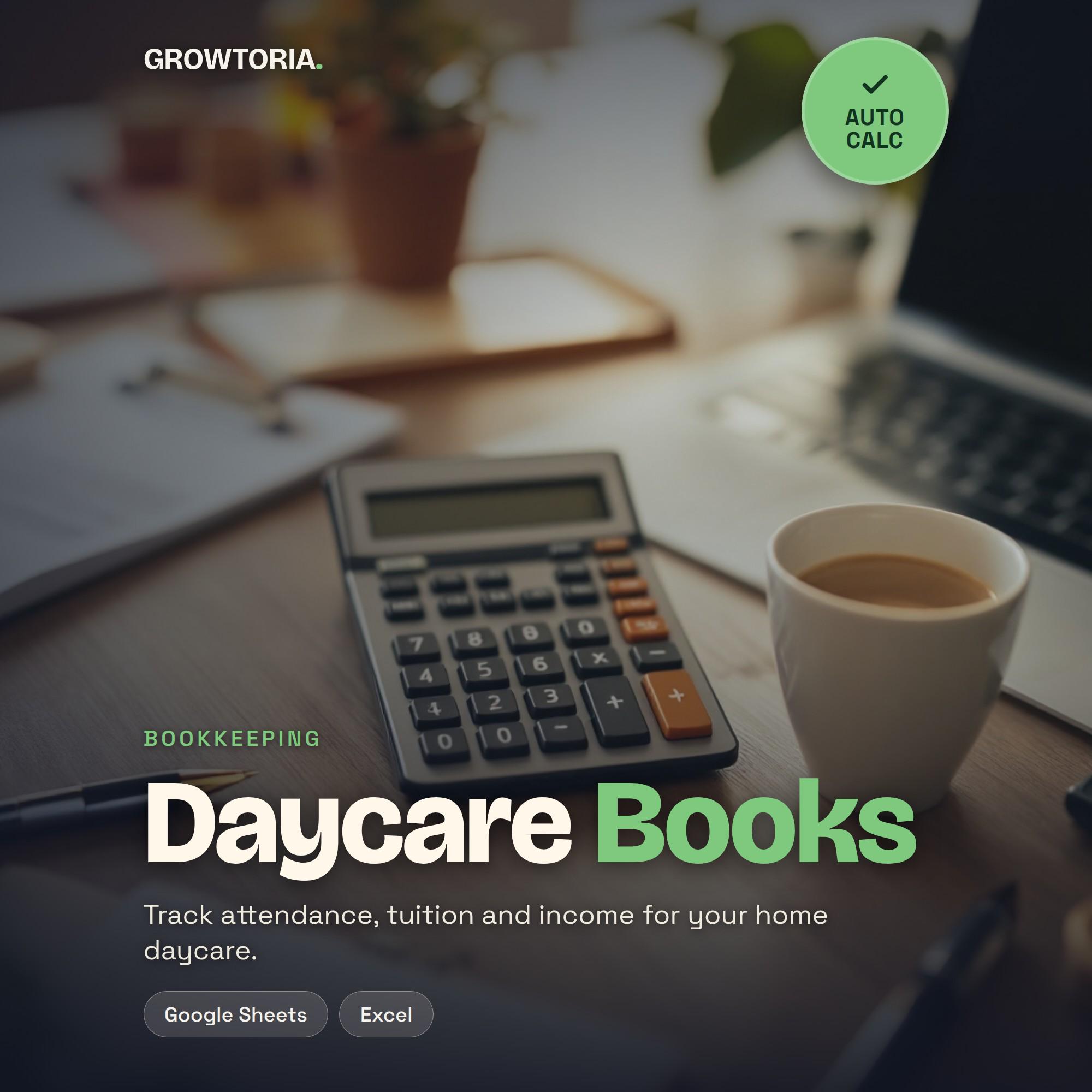 home daycare spreadsheet