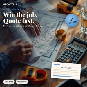 contractor estimate template