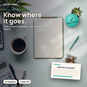 monthly budget tracker