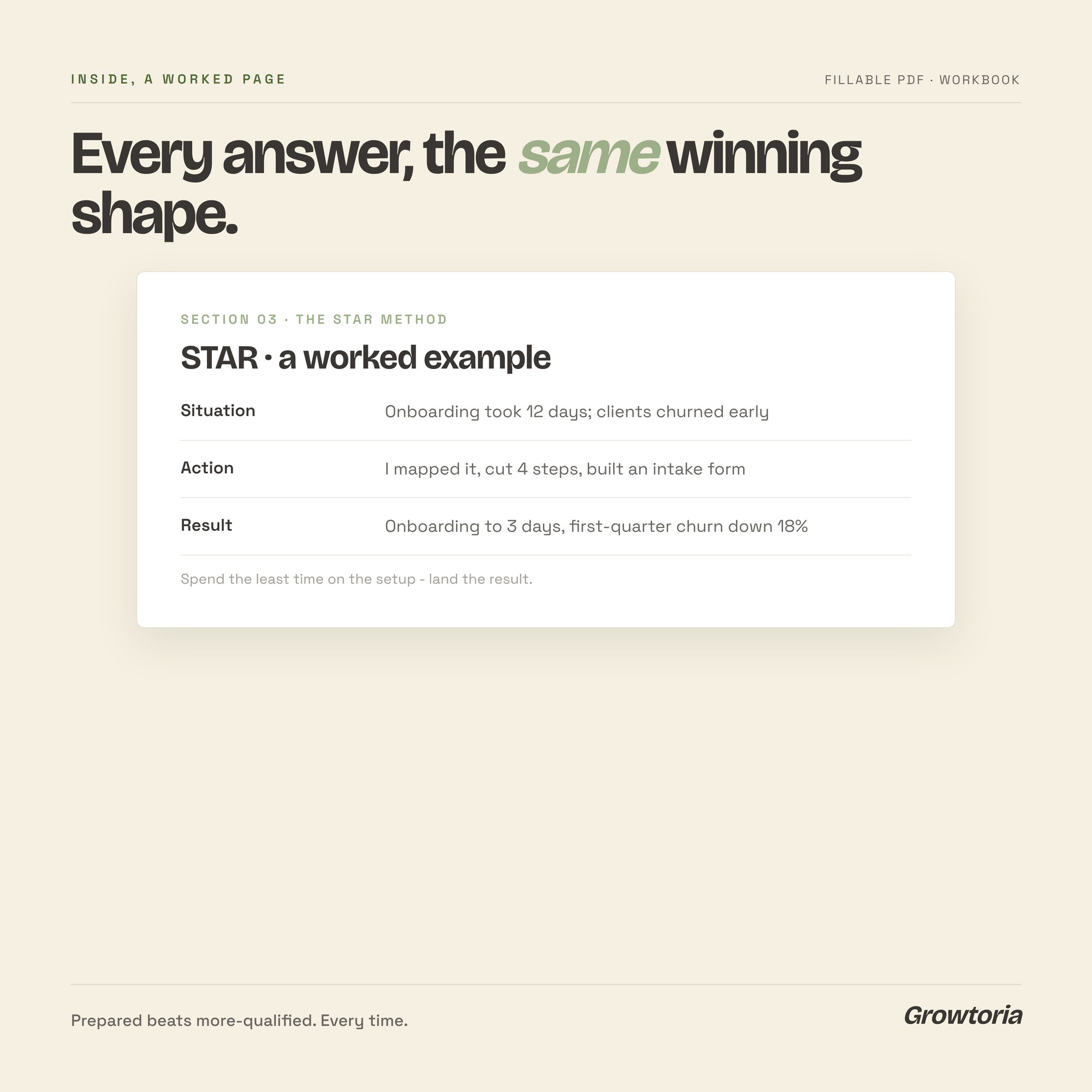 interview prep workbook — detail 3