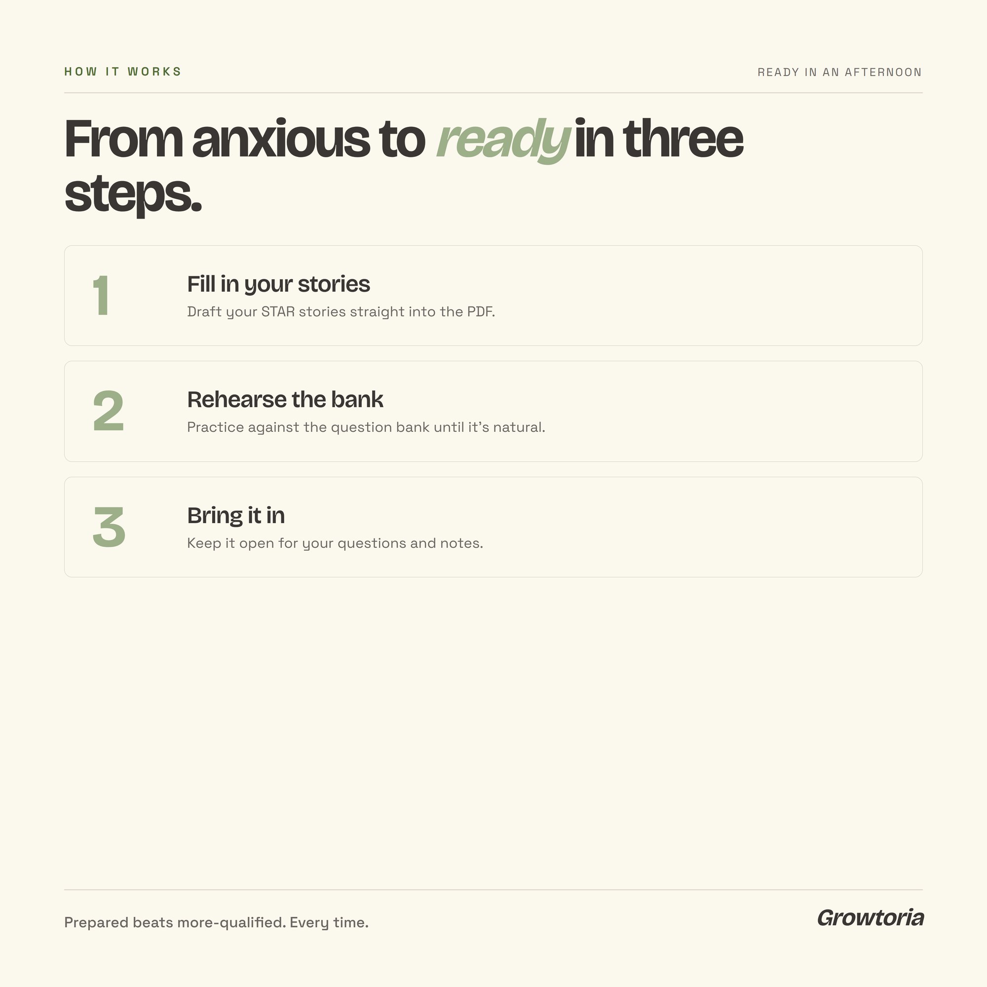 interview prep workbook — detail 4