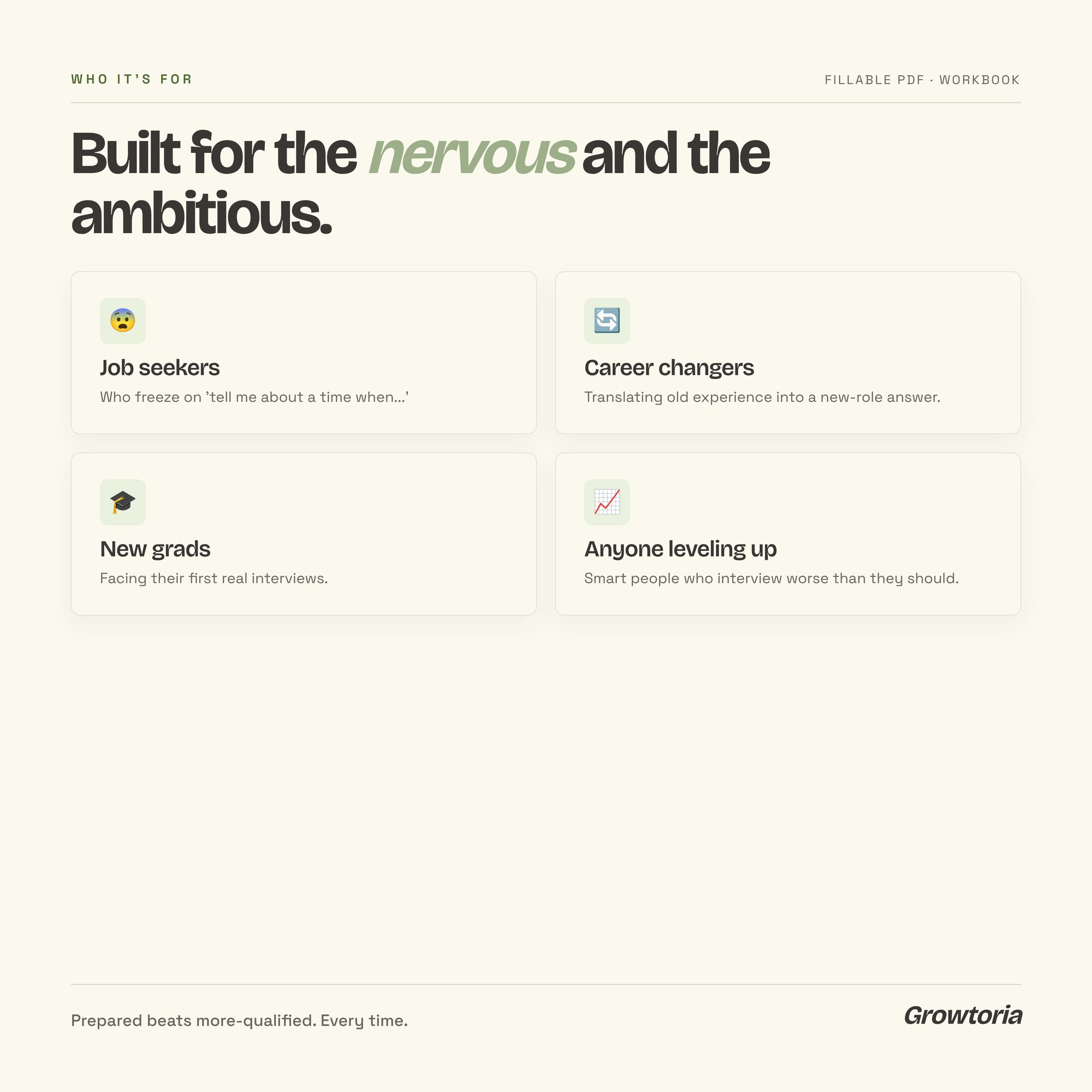 interview prep workbook — detail 6