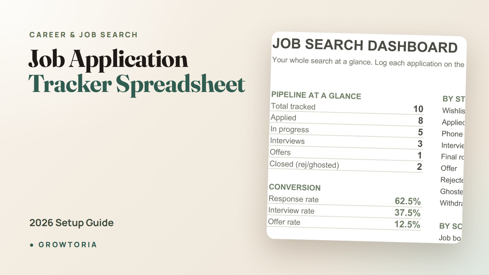 Job Application Tracker Spreadsheet: 2026 Setup Guide