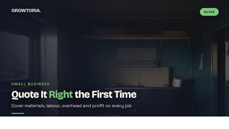 how to price a job as a tradesman - featured image