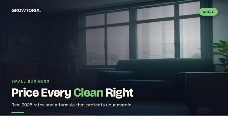 cleaning business price list - featured image