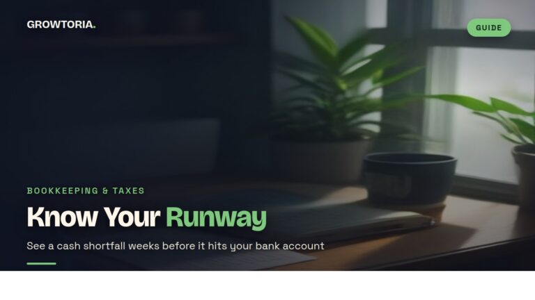 small business cash flow template - featured image