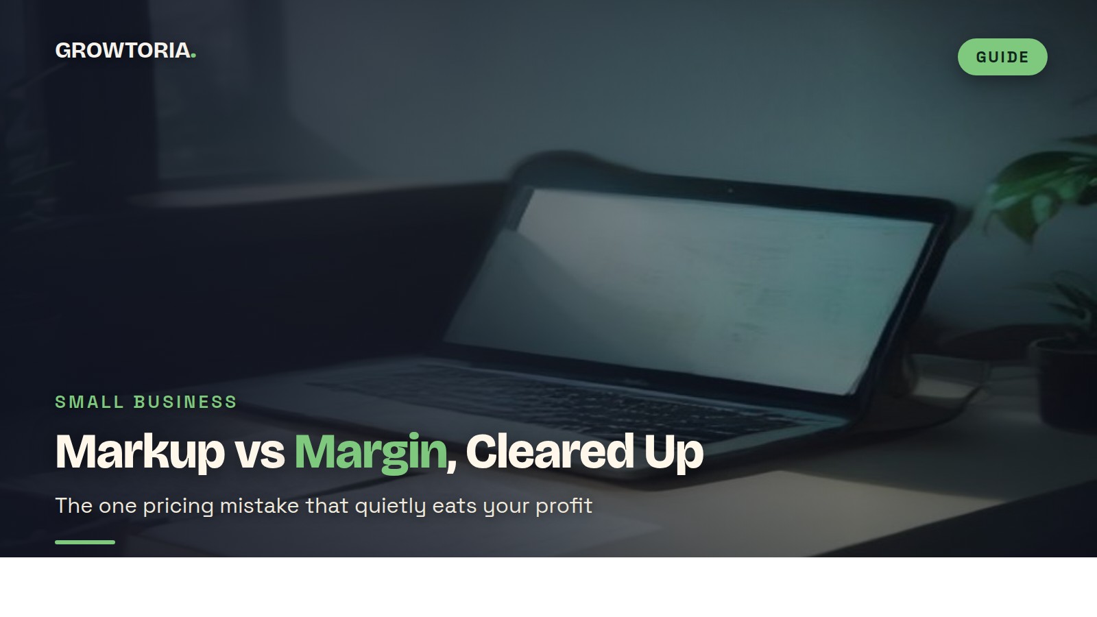 markup vs margin explained - featured image