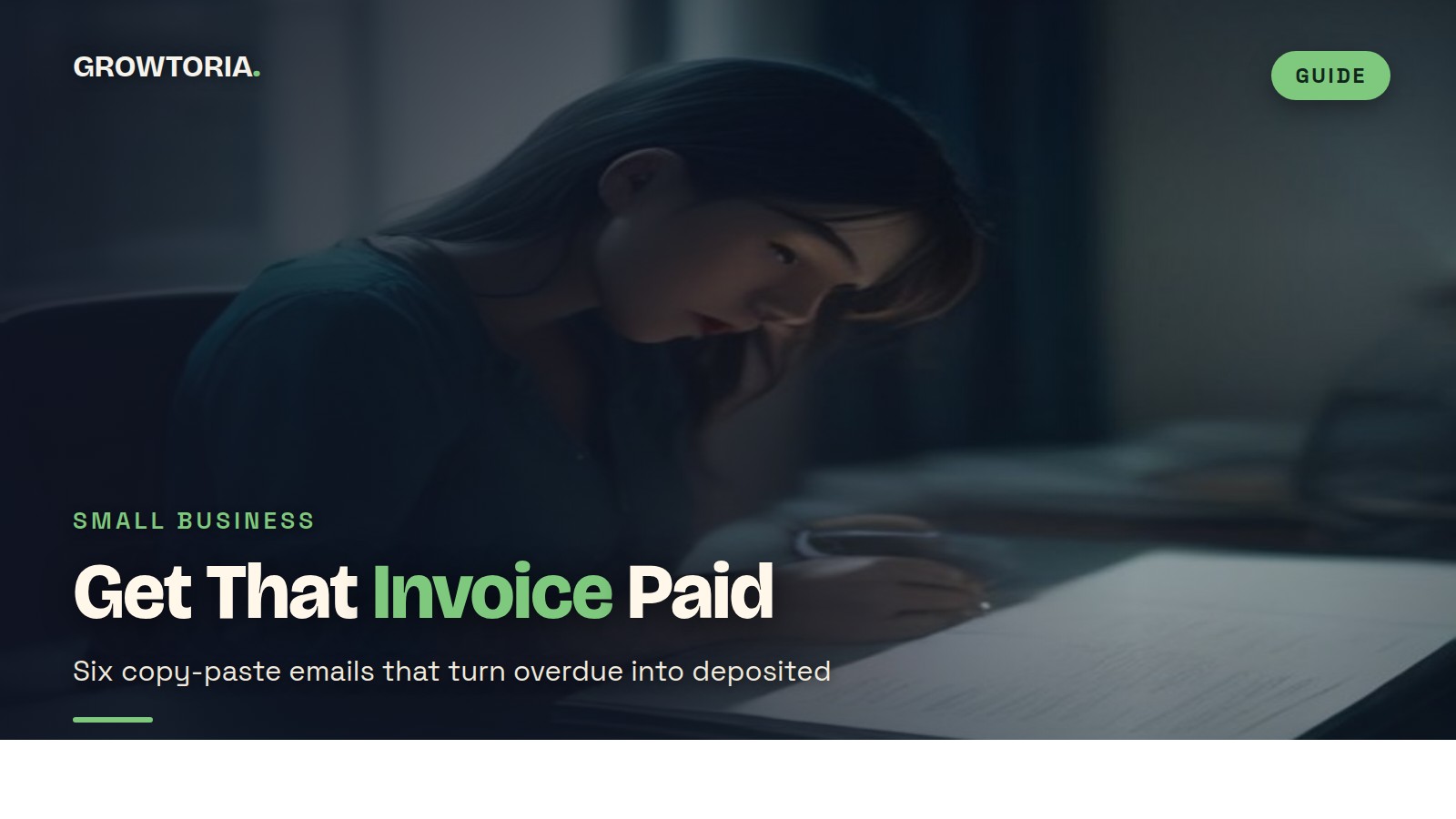 late payment reminder email - featured image
