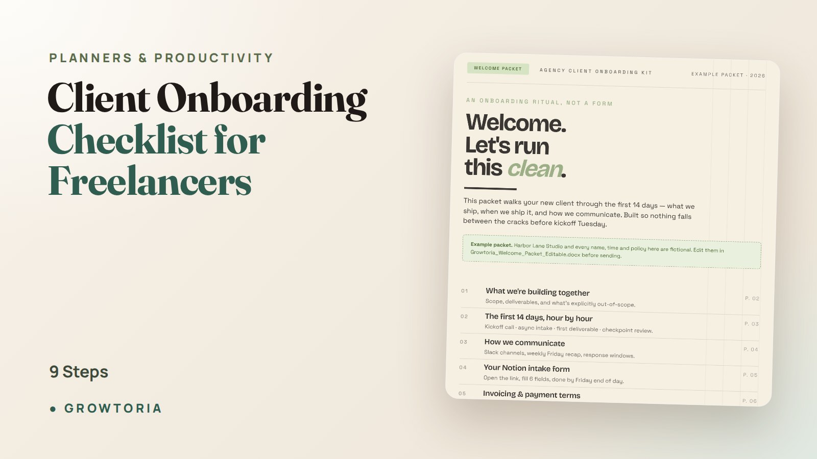 Client Onboarding Checklist for Freelancers: 9 Steps