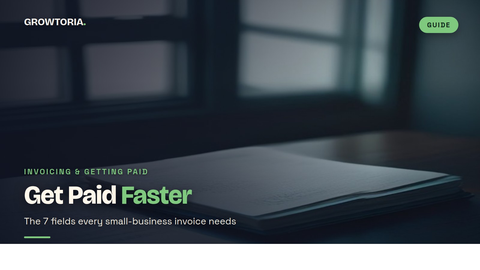 free invoice template for small business - featured image
