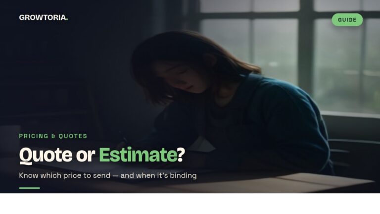 difference in quote and estimate - featured image