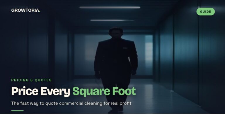 commercial cleaning rates per square foot calculator - featured image