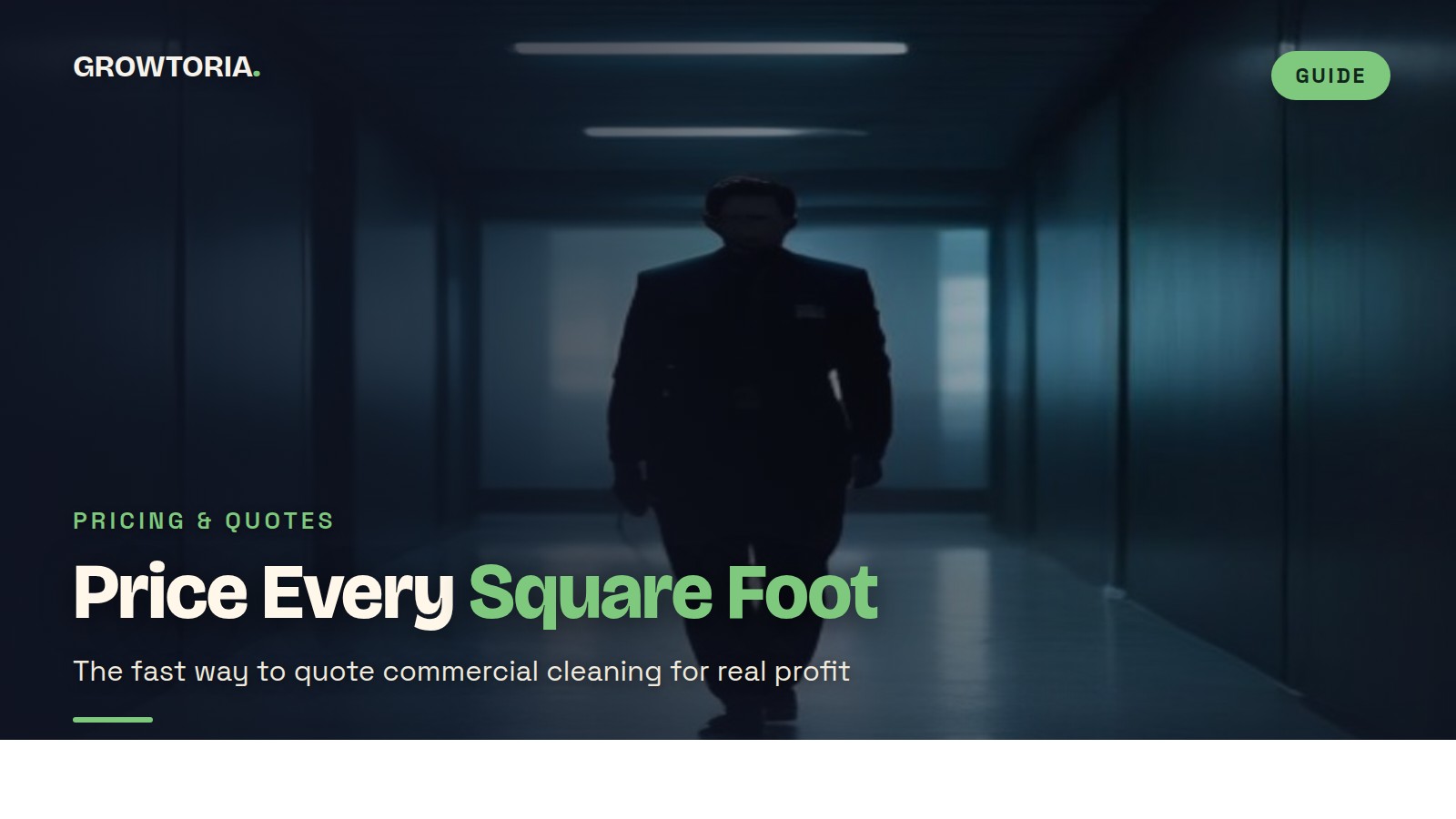 commercial cleaning rates per square foot calculator - featured image