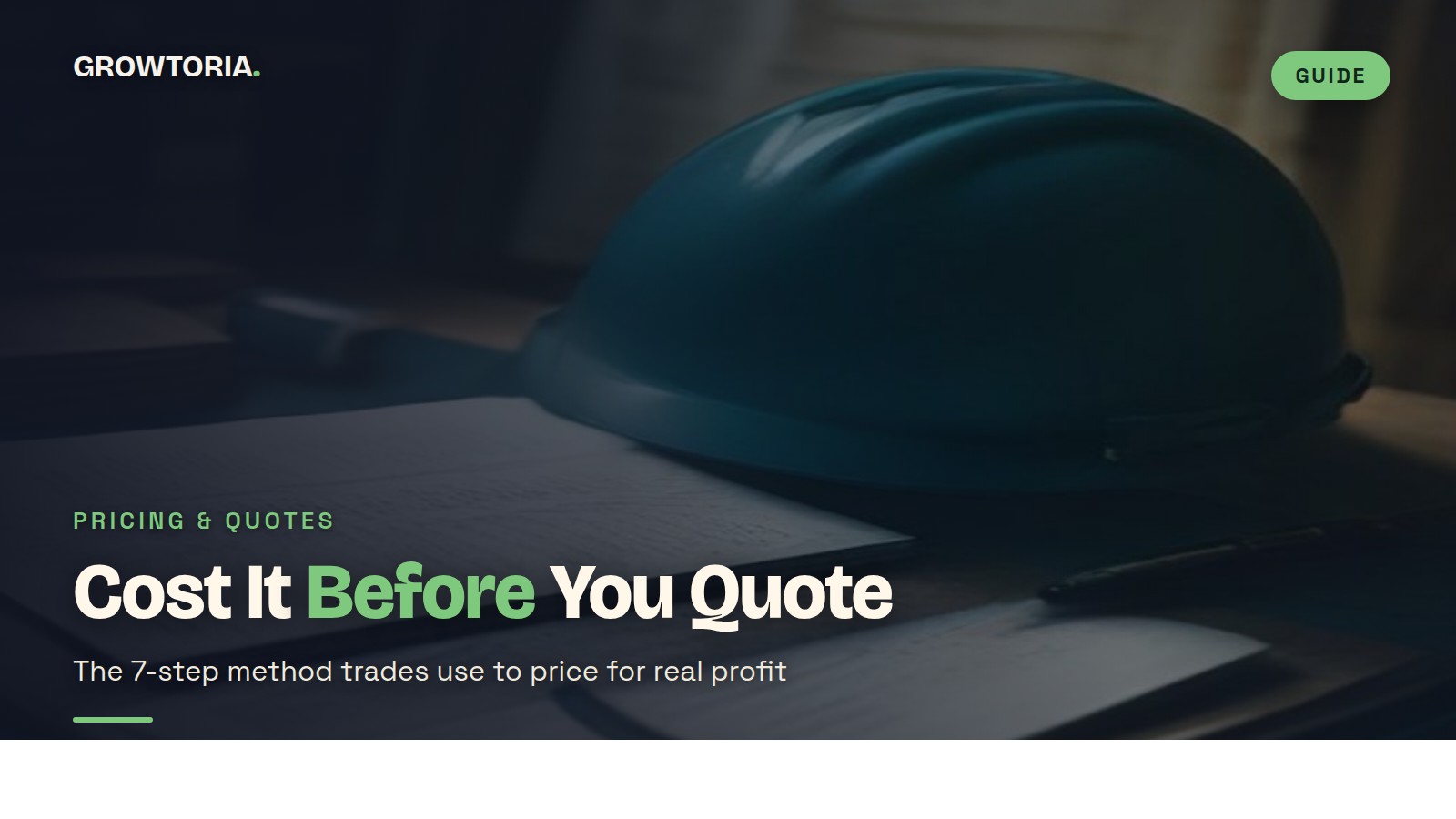 how to cost a job - featured image