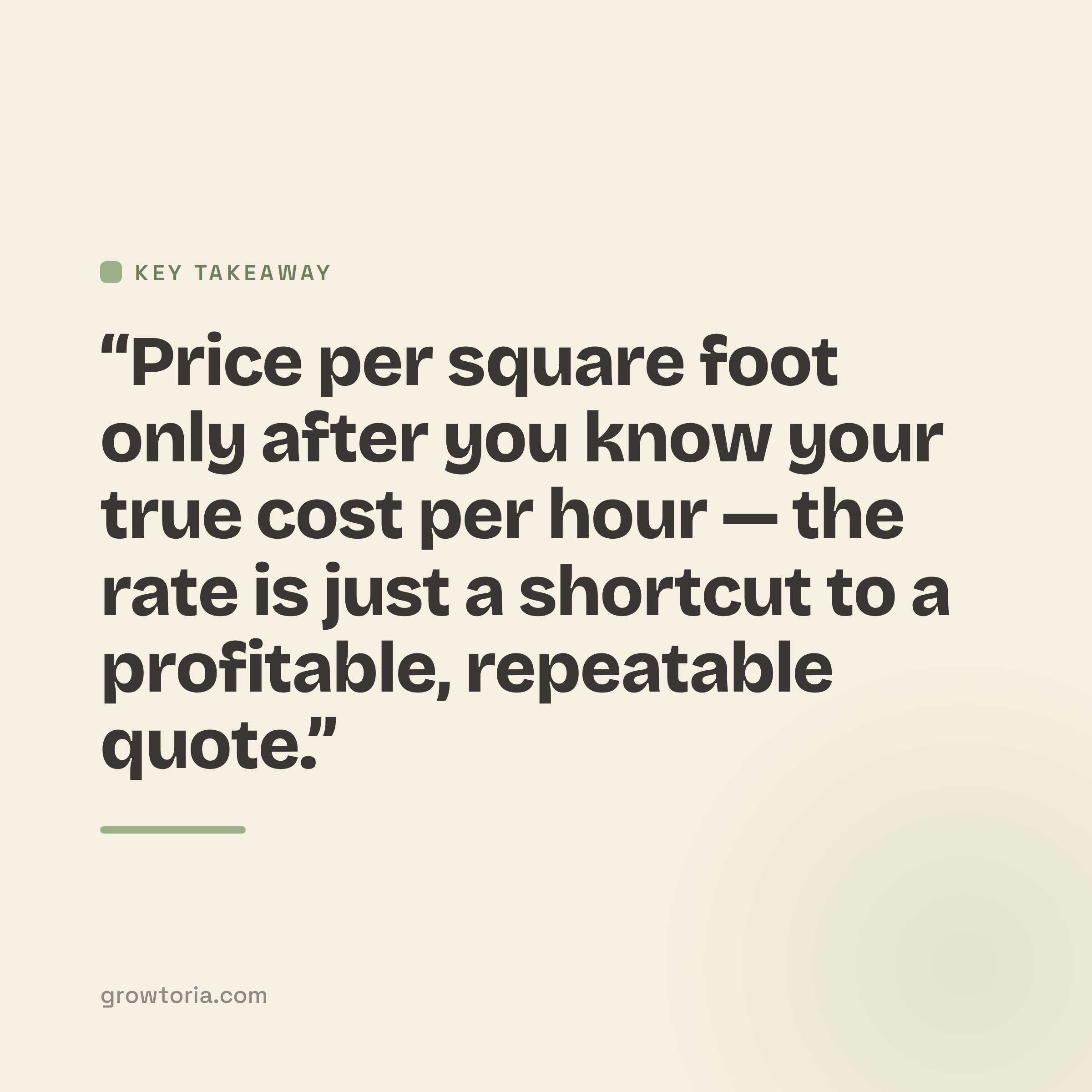 how much to charge for house cleaning per square foot - key takeaway
