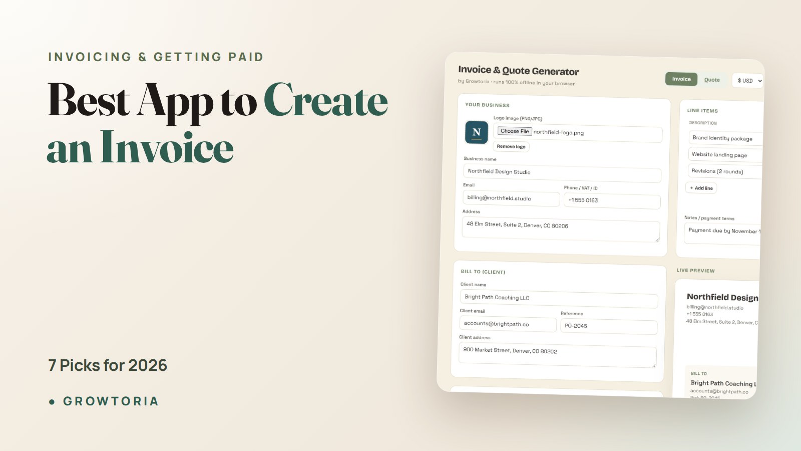 Best App to Create an Invoice: 7 Picks for 2026