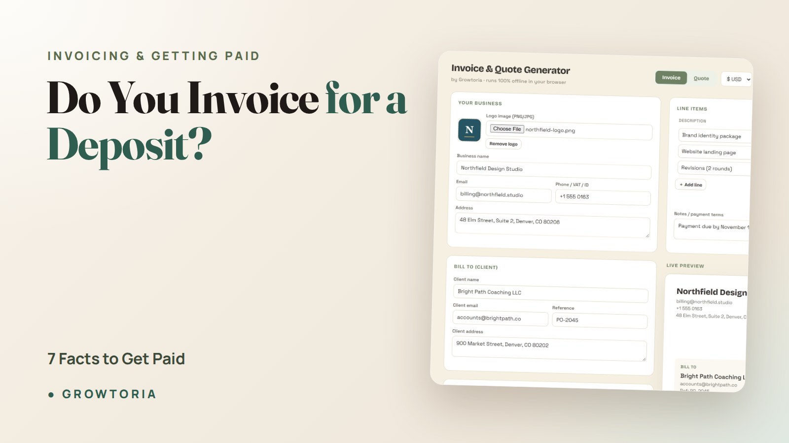 Do You Invoice for a Deposit? 7 Facts to Get Paid