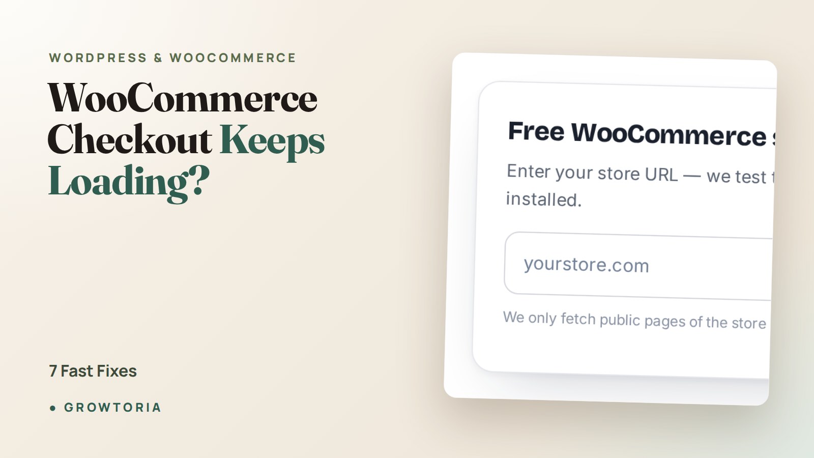 WooCommerce Checkout Keeps Loading? 7 Fast Fixes