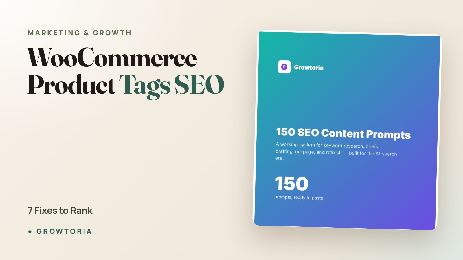 WooCommerce Product Tags SEO: 7 Fixes to Rank