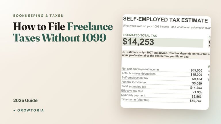 how to file freelance taxes without 1099 - featured image